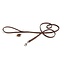 Beeztees Leren looplijn Active. Bruin. 165 cm x 17 mm