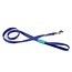 Beeztees Beeztees nylon looplijn uni. Blauw. 120 cm x 25 mm.