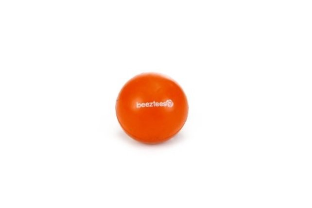 rubber bal massief, oranje 4,5 cm