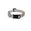 Beeztees Nylon Halsband Uni. Lichtgrijs. 20-30 Cm X 10 Mm.