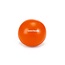 Beeztees rubber bal massief, oranje 9 cm