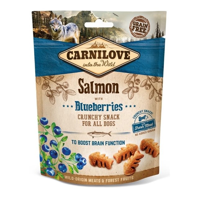 Crunchy Snack Salmon with Blueberries 200 gram
