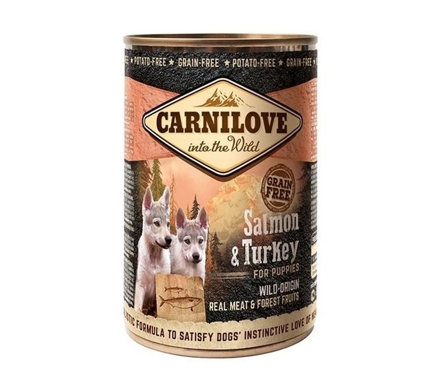 Can Puppy Salmon & Turkey 400 gram