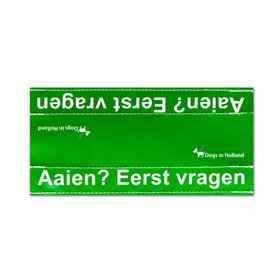 Grote groene waarschuwingssleeve