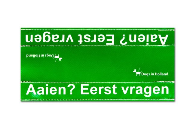 Grote groene waarschuwingssleeve