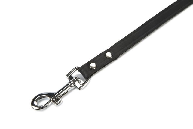 Hondenriem Geniet Zwart 200 cm x 20 mm