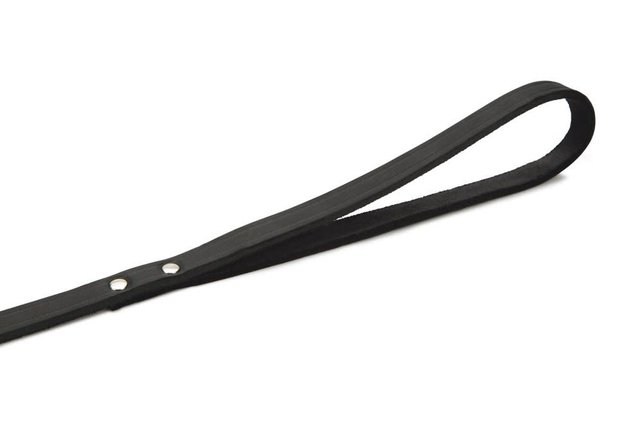 Hondenriem Geniet Zwart 200 cm x 20 mm