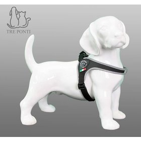 Fibbia Verstelbaar Zwart Reflective 2,5-6 kg