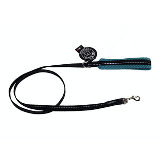 Wandellijn Nylon Reflective Groen Pastel 125 cm, Mesh handvat