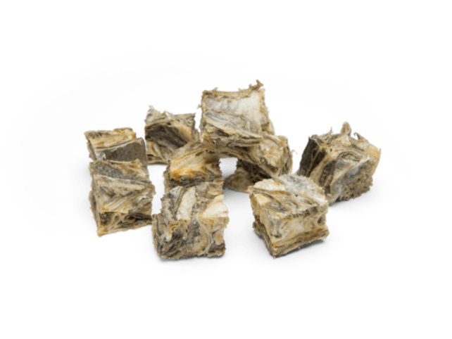 Kabeljauw (Cod) Skin Cubes 200 gram