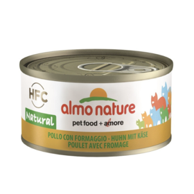 Blikvoeding Kat HFC Natural Kip met Kaas 70 gr