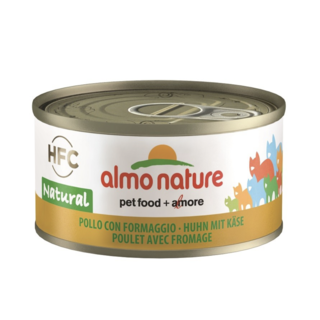 Blikvoeding Kat HFC Natural Kip met Kaas 70 gr