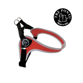 Tre Ponti Fibbia Verstelbaar Rood Reflective 7-9 kg (3,5)