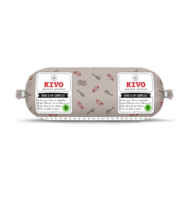 Rund & Kip Compleet 1000 gram