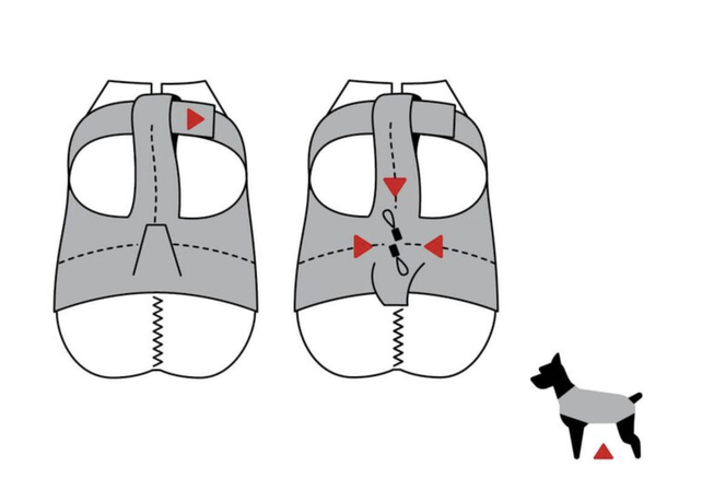 Regenjas Zwart ruglengte 45cm