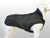 Winterjas Zwart ruglengte 60 cm