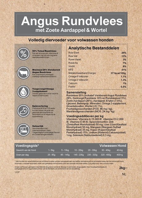 Graanvrij Angus Rundvlees 2 kg Graanvrij Angus Rundvlees 2 kg