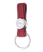 Red Bilbao Keyring White Bronze