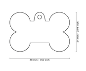 Penning Big Bone Bronx Studs English Brass