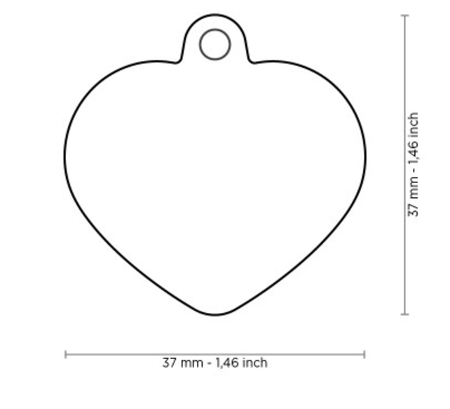 Penning Pink Heart Alu Pink Rubber Penning Pink Heart Alu Pink Rubber