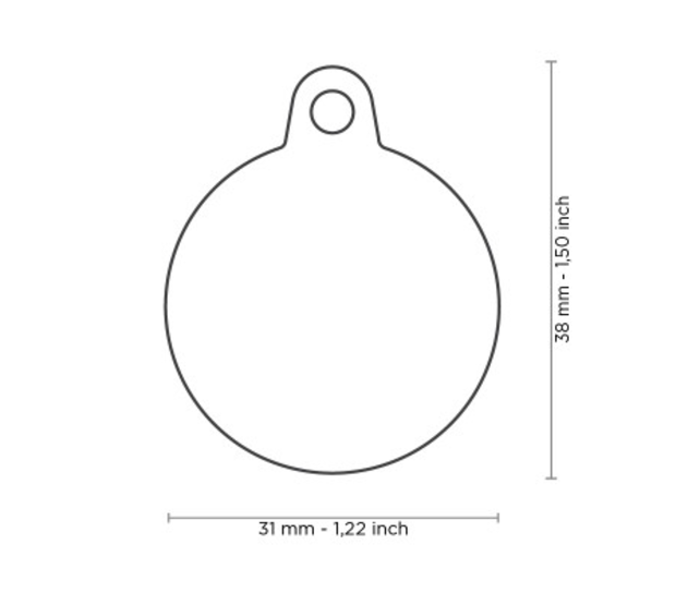 Penning Black Circle Alu Blue Rubber