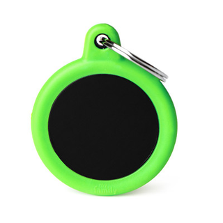 Penning Black Circle Alu Green Rubber