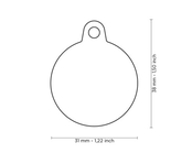 Penning Red Circle Alu Red Rubber Penning Red Circle Alu Red Rubber