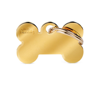 Penning Small Bone Golden Brass