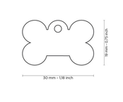 Penning Small Bone Aluminum Pink