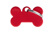 Penning Small Bone Aluminum Red