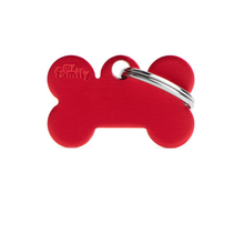 Penning Small Bone Aluminum Red