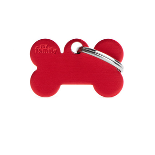 Penning Small Bone Aluminum Red