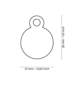 Penning Small Round Chromed Brass