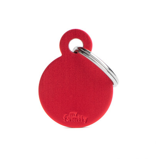 Penning Small Round Aluminum Red