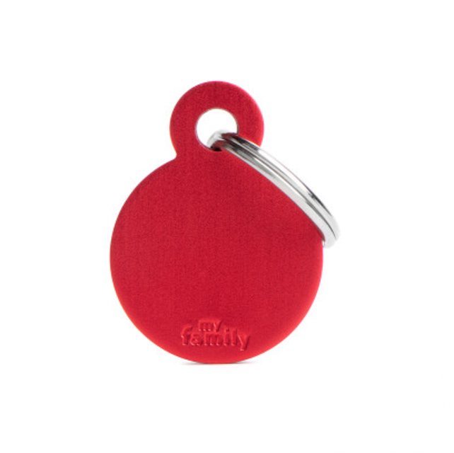 Penning Small Round Aluminum Red