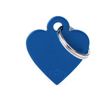 Penning Small Heart Aluminum Blue