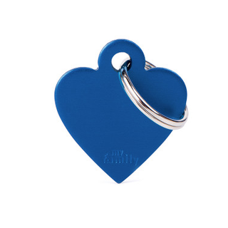 Penning Small Heart Aluminum Blue