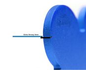 Penning Small Heart Aluminum Blue