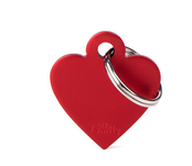 Penning Small Heart Aluminum Red Penning Small Heart Aluminum Red