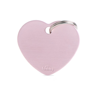 Penning Big Heart Aluminum Pink