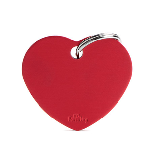 Penning Big Heart Aluminum Red