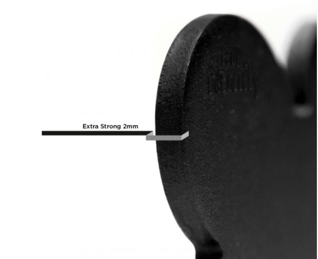 Penning Small Round Aluminum Black