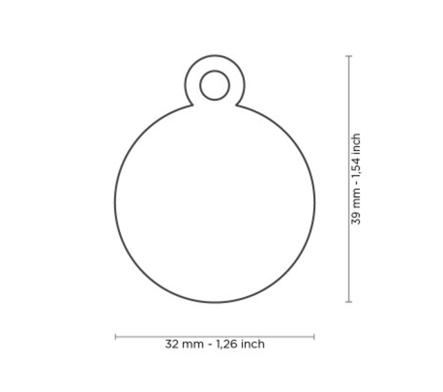 Penning Big Round Aluminum Black