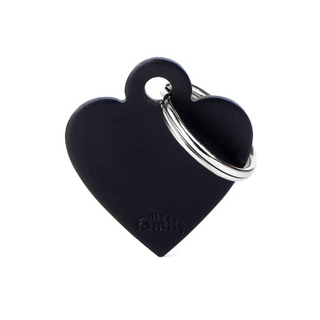 Penning Small Heart Aluminum Black