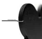 Penning Small Heart Aluminum Black