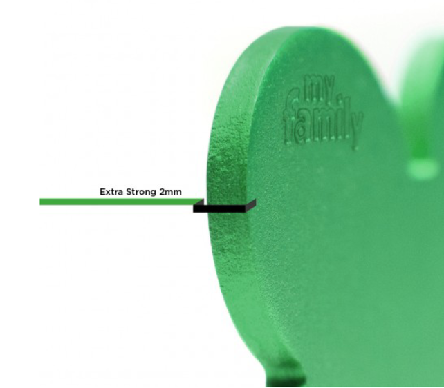 Penning Small Bone Aluminum Green