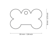 Penning Small Bone Aluminum Green