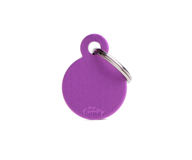 Penning Small Round Aluminum Purple