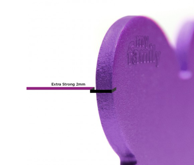 Penning Small Round Aluminum Purple