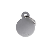 Penning Small Round Aluminum Grey